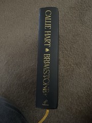 Brimstone Target Exclusive Edition by Callie Hart Hardcover Painted Pages Ribbon
