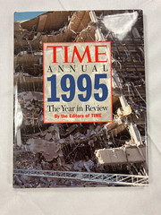 Time Annual hardback books w/ dustcovers for year 1995, 1997 & 1998
