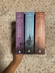 To Bleed a Crystal Bloom Series deluxe (1-3) by Sarah A. Parker SIGNED IN PERSON