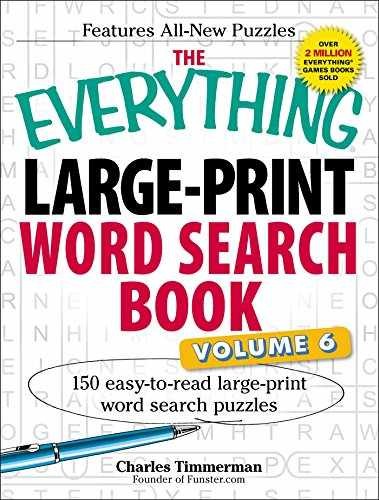 The Everything Large-Print Word – Paperback, by Timmerman Charles – Very Good h