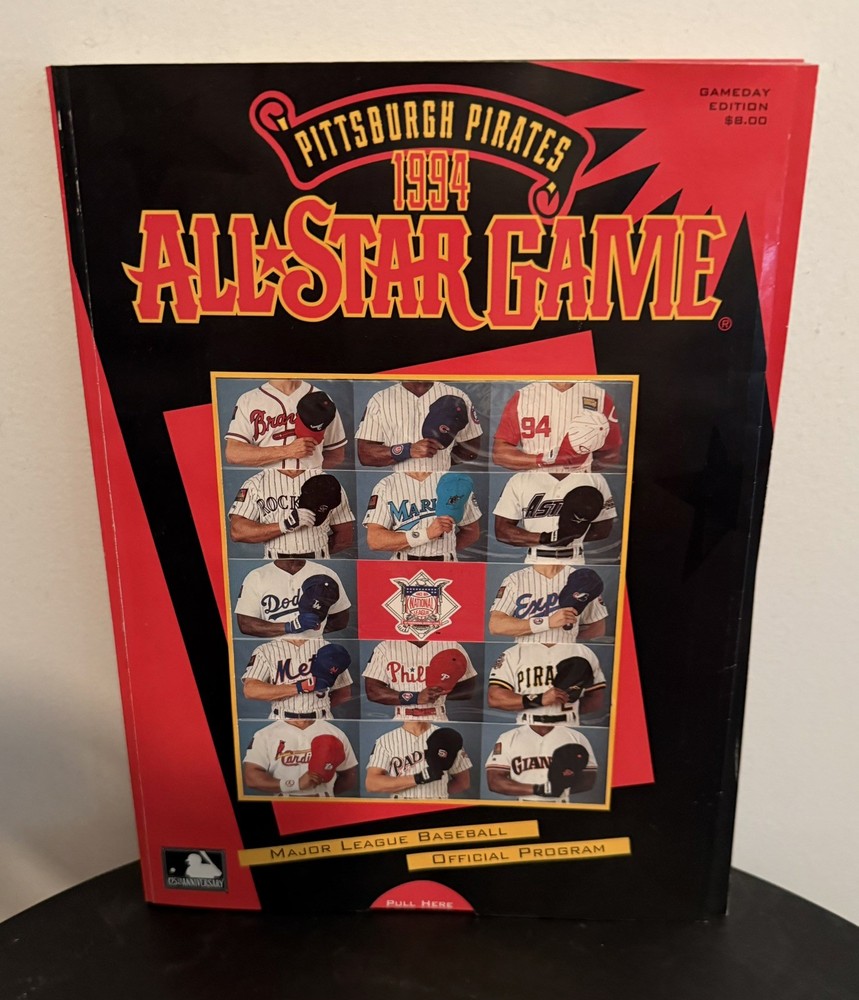MLB 1994 ALL STAR GAME PITTSBURGH, PA OFFICIAL PROGRAM 125th Anniversary Bucs