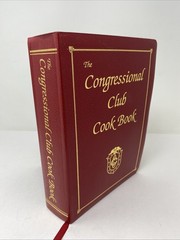 The Congressional Club Cook Book 1993 Red Faux Leather Cookbook