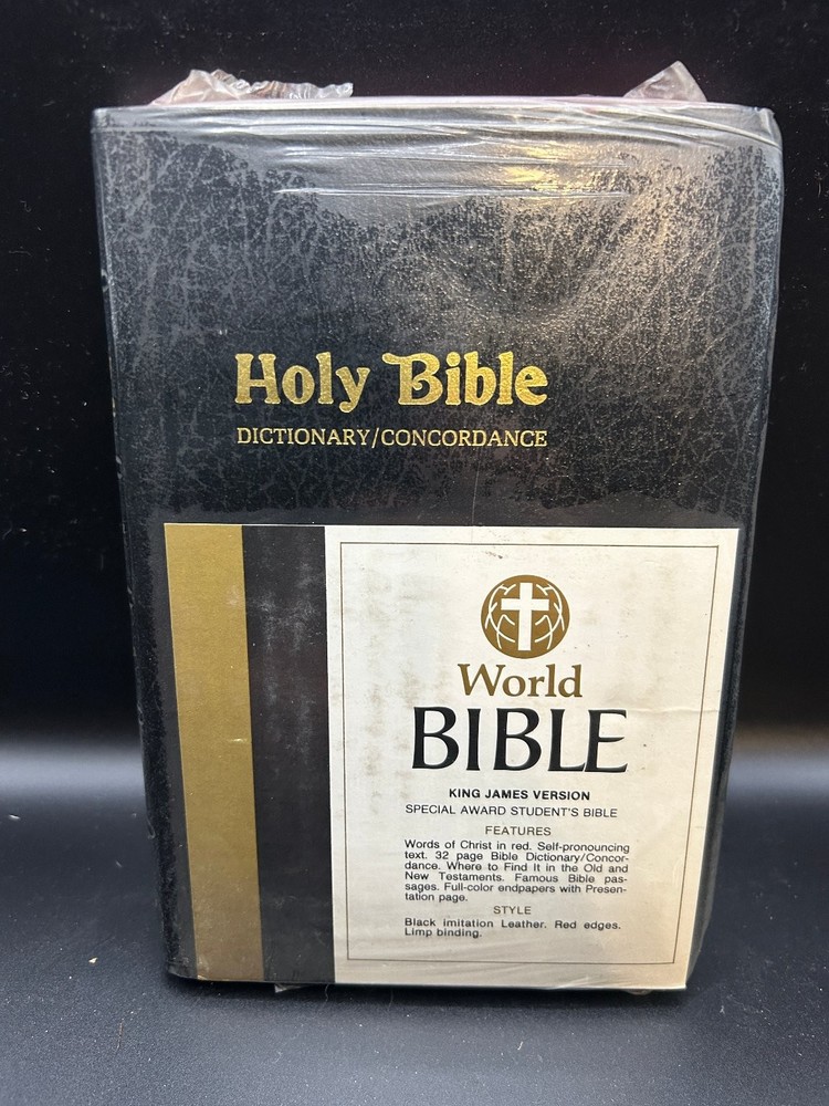 Holy Bible KJV Special Award Student’s Red Letter World Bible Dictionary