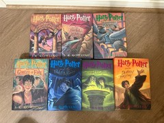 Harry Potter Complete Set 7 First American Edition with Errors Hardcover 1st HC
