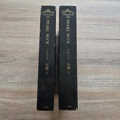 Pearl Buck 大地 The Good Earth Vol 1-2 Japanese HC Slipcase Set 1977 Complete VTG