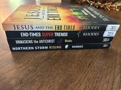 4 RON RHODES PB Lot Jesus and End Times, Super Trends Christian Prophecy Rapture
