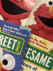 CTW sesame street magazine lot Of 18 – 1998 1999 & 2000 Vintage Elmo Big Bird