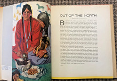VINTAGE „Blackfeet Indians” by Frank Linderman; illustrations by Winold Reiss
