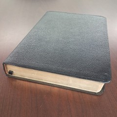 THE DEFENDERS STUDY BIBLE WORLD KJV BONDED LEATHER RED LETTER HENRY MORRIS 1995