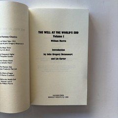The Well at the World’s End Volume 1 & 2 by William Morris – Wildside Press 2000