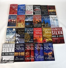 Daniel Silva Lot 23 Paperbacks including 20 Gabriel Allon series