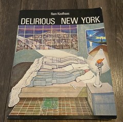 Delirious New York by Rem Koolhaas, first edition paperback