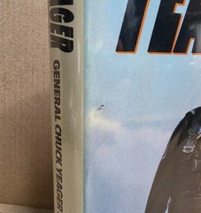 SIGNED Yeager : Autobiography by General Chuck Yeager & Leo Janos 1985 HC / DJ