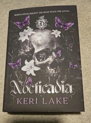 Signed Deluxe Nocticadia By Keri Lake Overlay Stenciled Edges