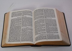 The System Bible Study Enlarged Edition Gilded Maps Black Morocco Leather Vtg