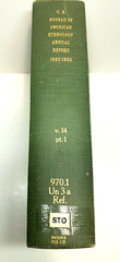 American Indian Ethnology Fourteenth 14th Annual Report 1892 -1893 Part I