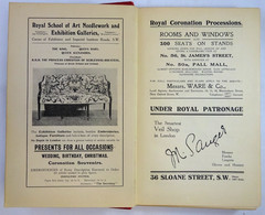 **HC BOOK 1911 DEBRETT’S CORONATION GUIDE KING GEORGE V & MARY ILLUSTRATED w ADS