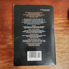 Bachman Books : Four Early Novels by Stephen King (1985, Trade Paperback) RAGE