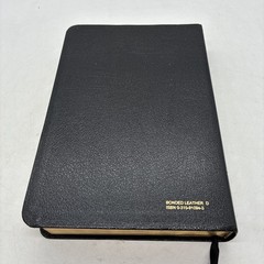1999 Zondervan NASB STUDY BIBLE Black Bonded Leather D Red Letter USA