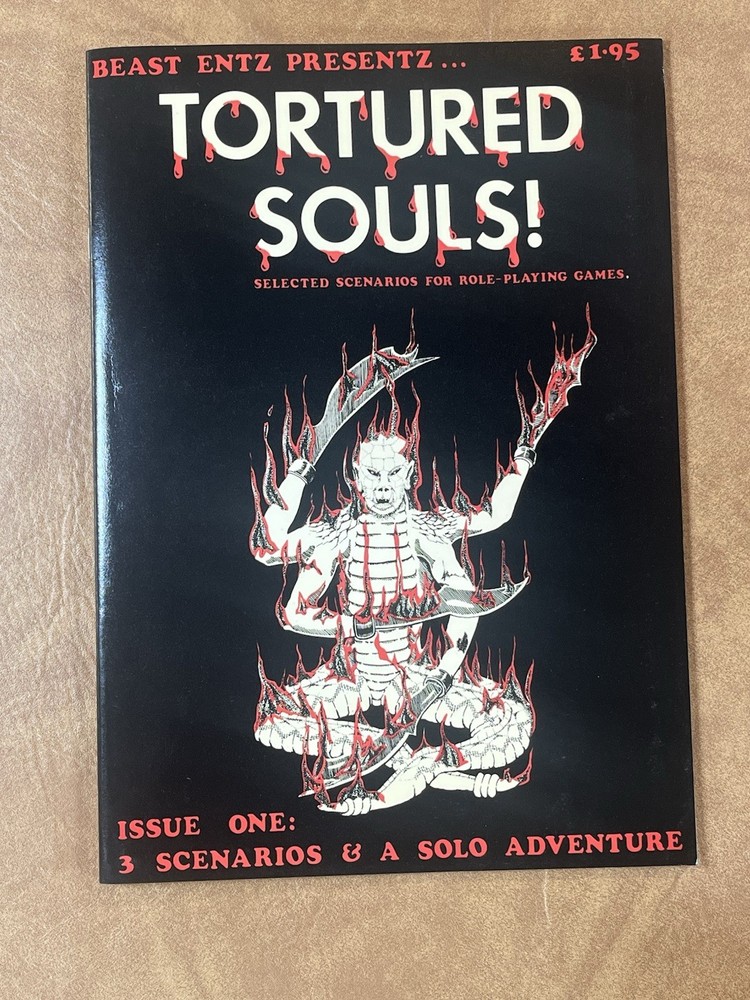 Beast Entz Tortured Souls Issue # 1 w/ AD&D Module RARE FIND