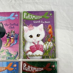Purrmaids Books 1,2,3,4,5,8 Kitten Stories Ages 6-9