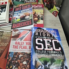 South Carolina Gamecocks LIFETIME COLLECTION 25 Books!! Signed by several NICE!