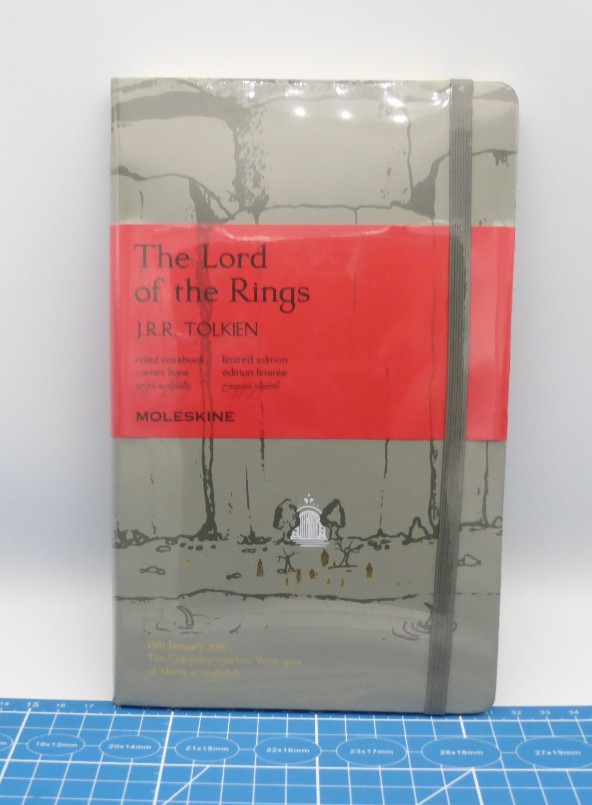 LORD OF THE RINGS ISENGARD RULED MOLESKINE NOTEBOOK LIMITED ED New, SEALED LOTR