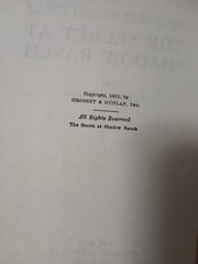 Nancy Drew Books (1930’s/1960’s prints) Lot of 5