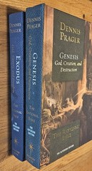2 Dennis Prager Books | The Rational Bible Series: Genesis & Exodus | Hardcovers