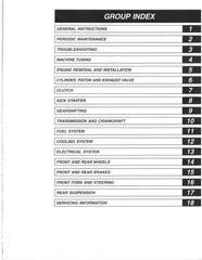SUZUKI RM125 Owners Service Manual 2001 – STEEL WIRE BOUND – TOUGH COVERED