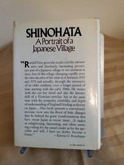 SHINOHATA A Portrait of a Japanese Village by Ronald P Dore HC 1st AM ED 1978