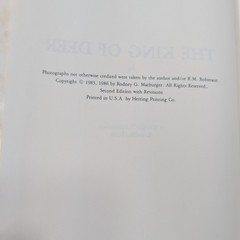 The King of Deer by Rodney G. Marburger SIGNED 1986 Second Edition ~ 272 Pages