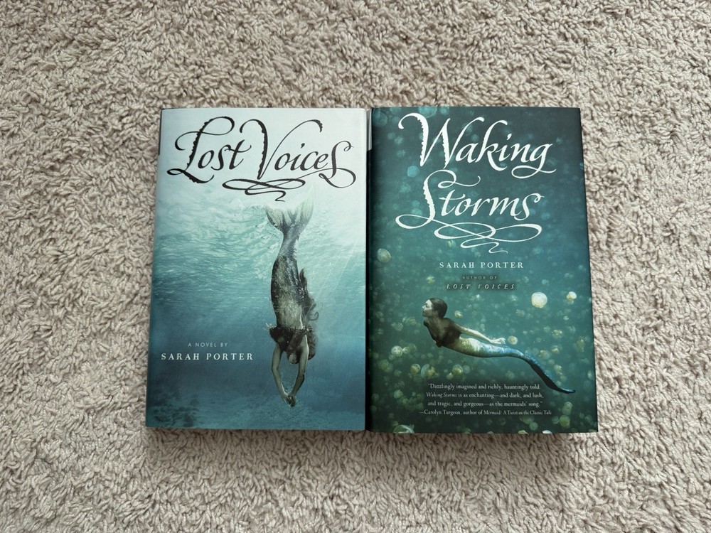Lost Voices Series Lost Voices & Waking Storms by Sarah Porter Hardcover Set