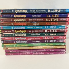 Vintage Goosebumps Book Lot of 13 R.L. Stine PB Horror Books Chapter Books Kids