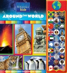 Encyclopedia Britannica Kids – Around the World 30 Button Sound Book – PI Kids