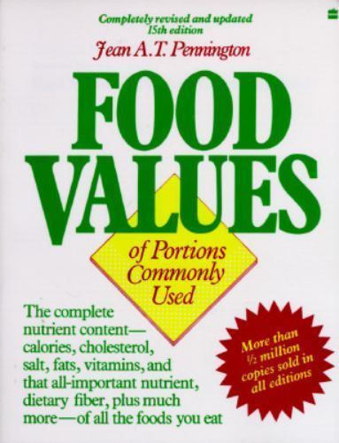 FOOD VALUES BY JEAN A.T. PENNINGTON 1989