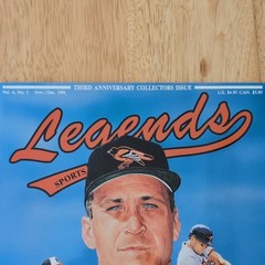 Legends Sports Magazine: Aniv. Ed Vol 4 No 5 Nov/Dec 1991 With Uncut Card Sheet