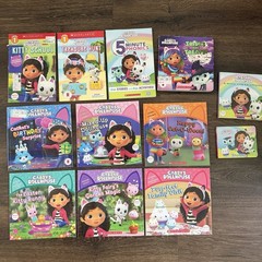 Gabby’s Dollhouse Book Lot 12 Scholastic Level 1 Reader Phonics CatRat