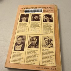 Anabaptist Potraits By John Allen Moore Book 1984 Herald Press