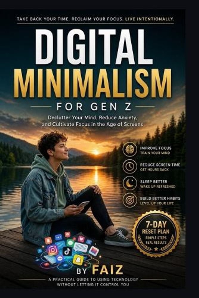 Digital Minimalism For Gen Z: A practical guide to rebuild your focus, habits, a