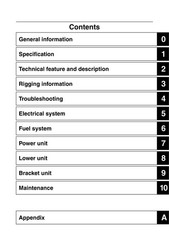 YAMAHA VF115A Outboard Service Manual – BIND – COVERING – XL FOLDOUT PAGES
