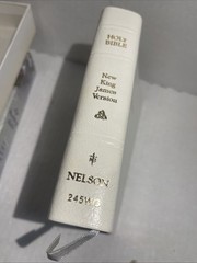 VTG OOP NKJV My Wedding Bible 245WS Gilded Silver Page Edges New King James-USED