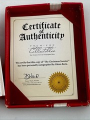 The Christmas Sweater Signed Glenn Beck COA Premiere Collector’s Ltd 1st Print