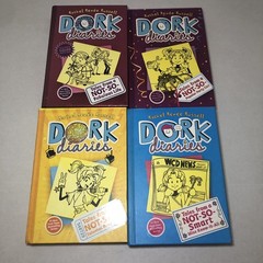 Lot 8 Dork Diaries by Rachel Renee Russell Hard Cover Exclusive Edition