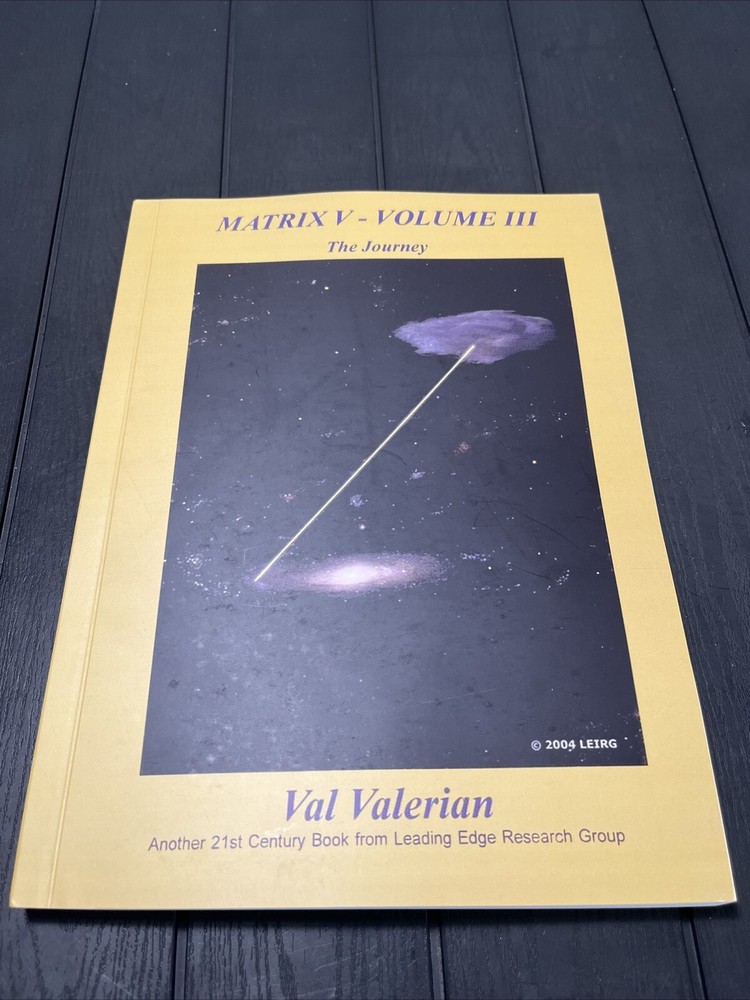 MATRIX V 5,Volume 3,The Journey, by Valdamar Valerian,UFO,Alien,Occult,REPRINT