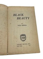 Anna Sewell – Black Beauty Award Books Inc Volume 11 Leatherette Paperback 1955
