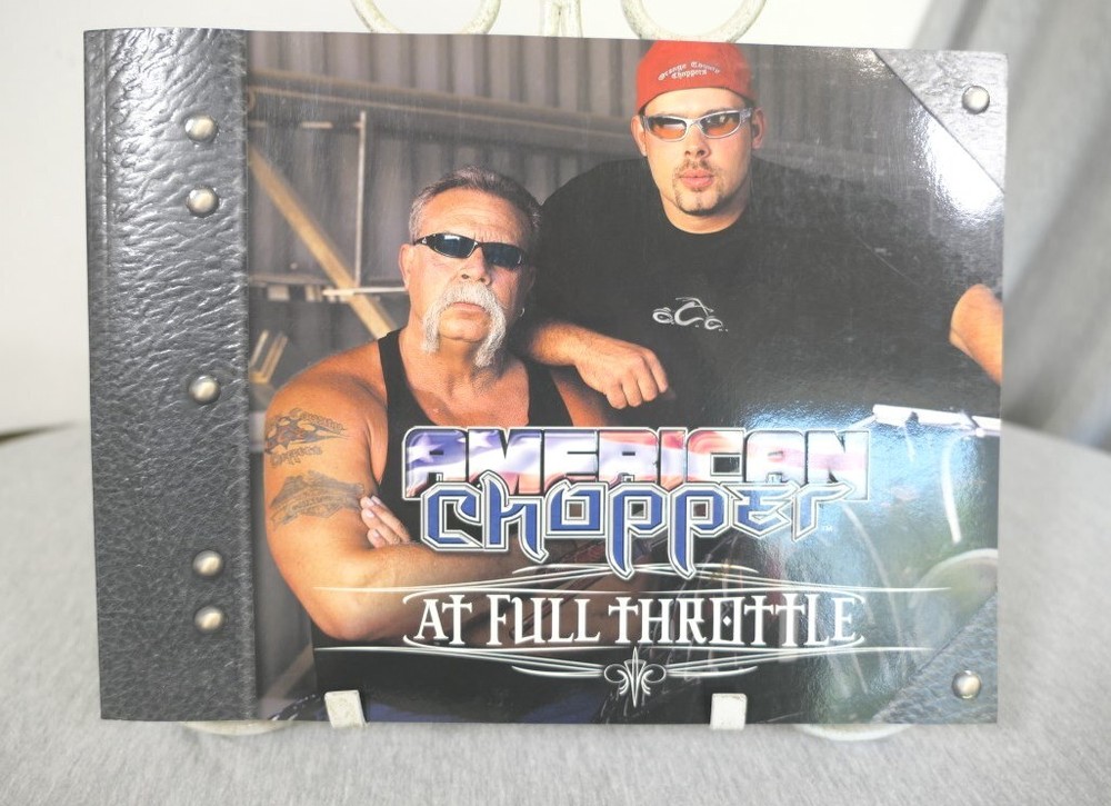 2004 American Chopper At Full Throttle Paperback Book As Seen on Discovery