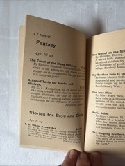 Growing Up with Paperbacks 1977 List for Young Children by Age 31 Pages