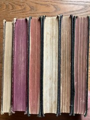 Lot of 6 Vintage Hymnals ~ Hardcover 1940s, 1950s