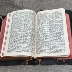 Holy Bible KJV With Helps Pronouncing Nelson 1930’s Black Face Type Color Maps